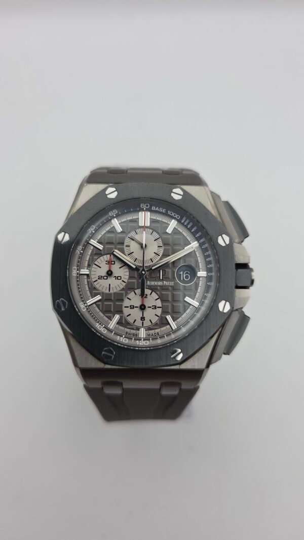 STICKERED Audemars Piguet AP Royal Oak Offshore Reverse Panda Chronograph Novelty 26400IO.OO.A004CA.01 26400IO 44mm Titanium Grey Full Set