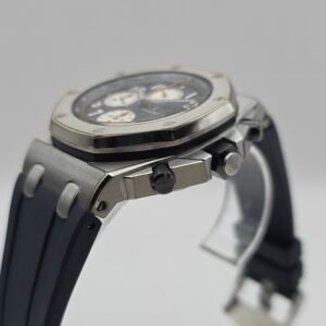 STICKERED Audemars Piguet AP Royal Oak Offshore Navy Chronograph 26470ST.OO.A027CA.01 26470ST 42mm Steel Blue Full Set - Image 3