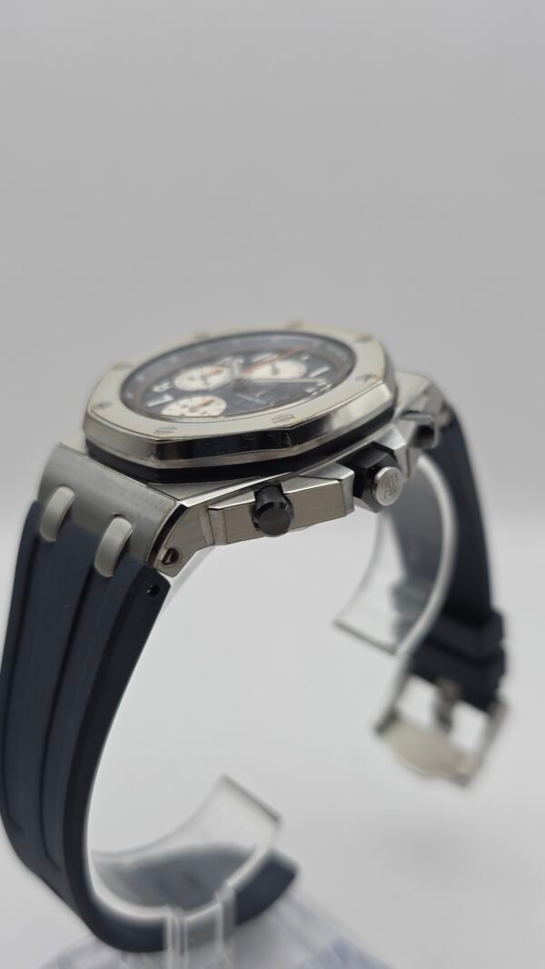 STICKERED Audemars Piguet AP Royal Oak Offshore Navy Chronograph 26470ST.OO.A027CA.01 26470ST 42mm Steel Blue Full Set