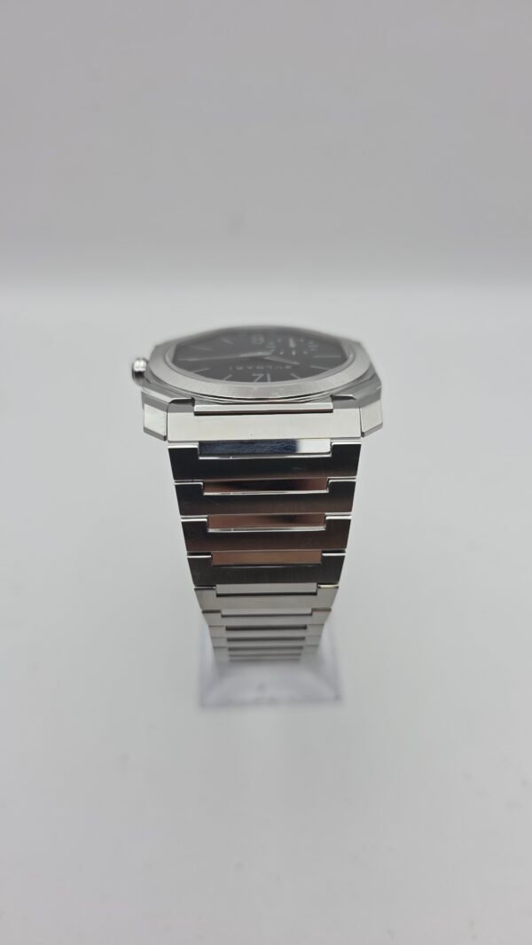 UNDER WARRANTY Bulgari Bvlgari Octo Finissimo 103297 40mm Steel Black Full Set MSRP 19K