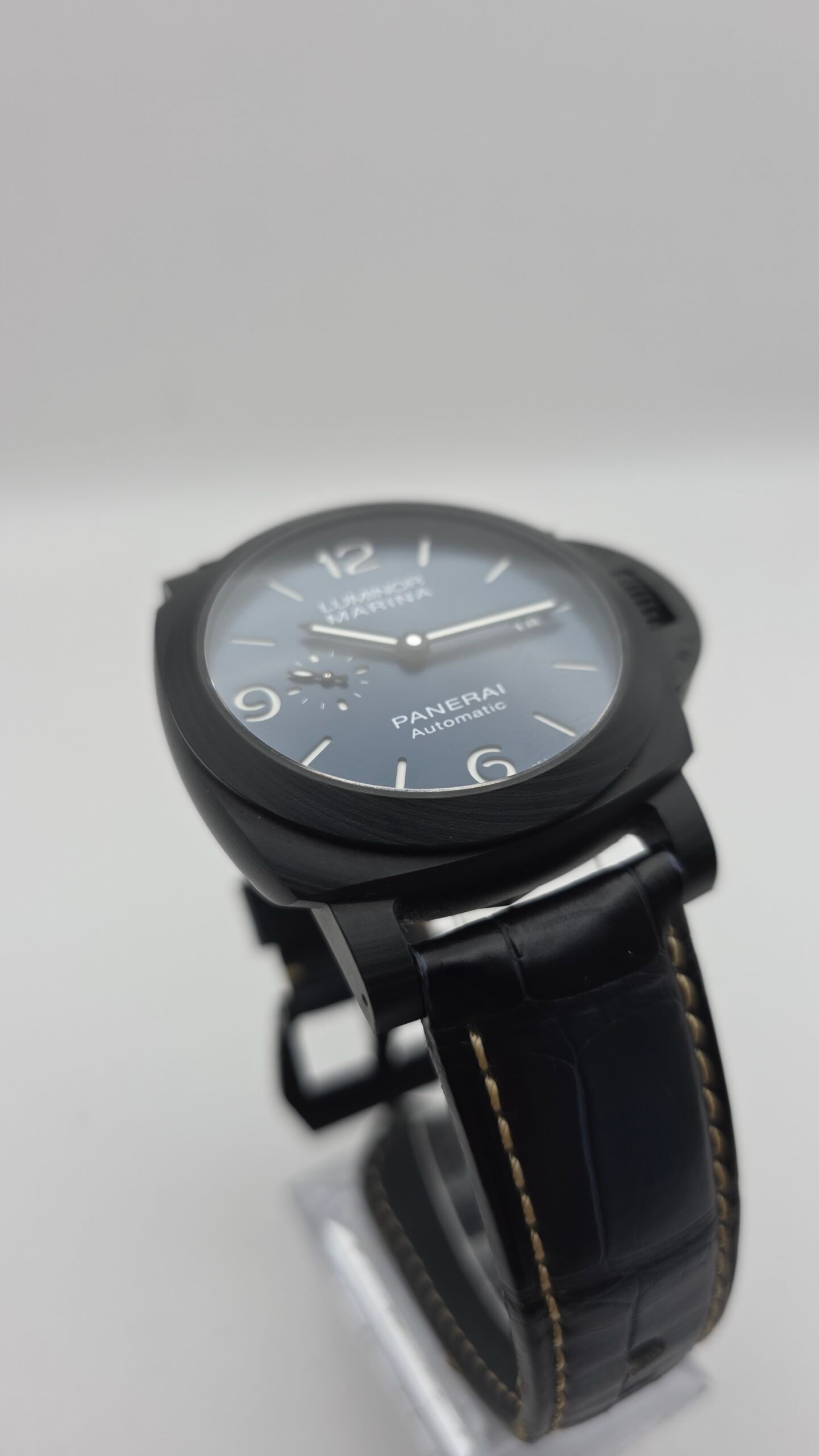 [WARRANTY to 2031] Panerai Luminor Marina Carbotech Blu Notte PAM 1664 PAM01664 44mm Carbotech Carbon Blue Full Set MSRP 18K - Image 6
