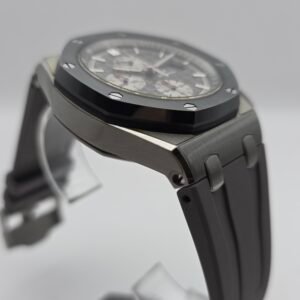 STICKERED Audemars Piguet AP Royal Oak Offshore Reverse Panda Chronograph Novelty 26400IO.OO.A004CA.01 26400IO 44mm Titanium Grey Full Set - Image 6
