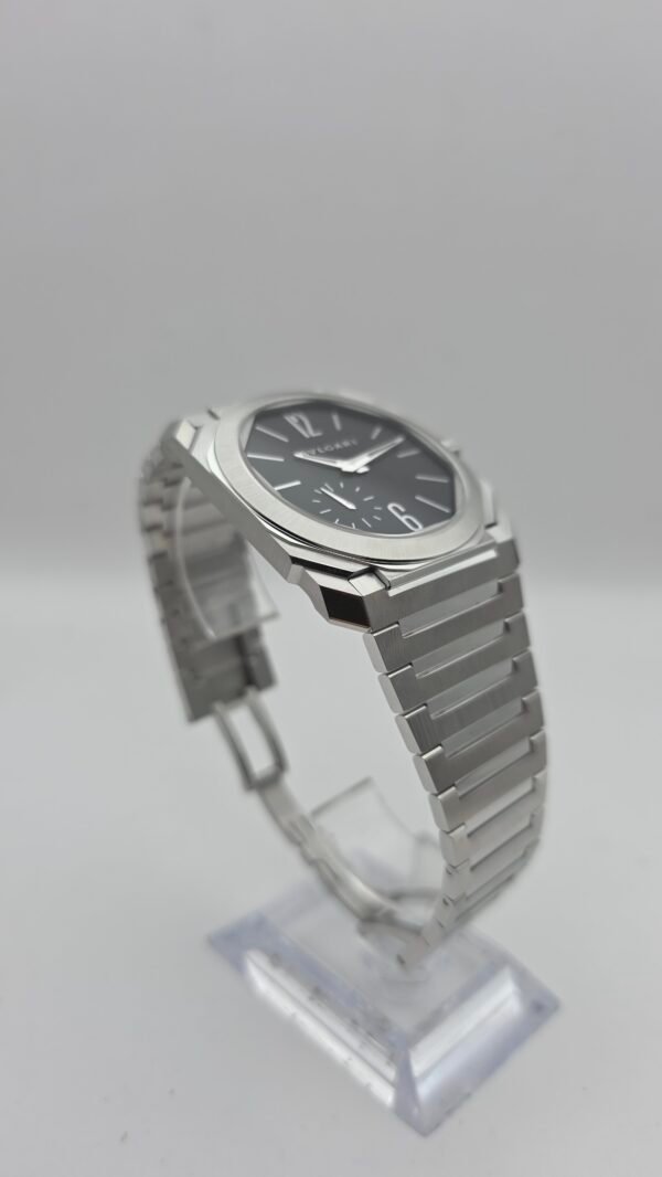 UNDER WARRANTY Bulgari Bvlgari Octo Finissimo 103297 40mm Steel Black Full Set MSRP 19K