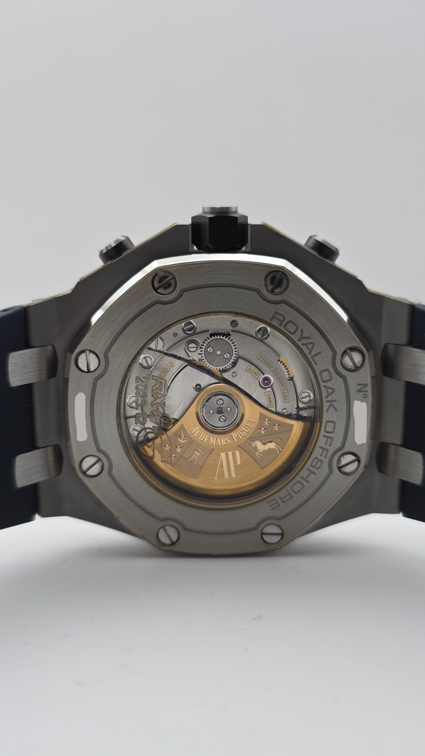 STICKERED Audemars Piguet AP Royal Oak Offshore Navy Chronograph 26470ST.OO.A027CA.01 26470ST 42mm Steel Blue Full Set - Image 8
