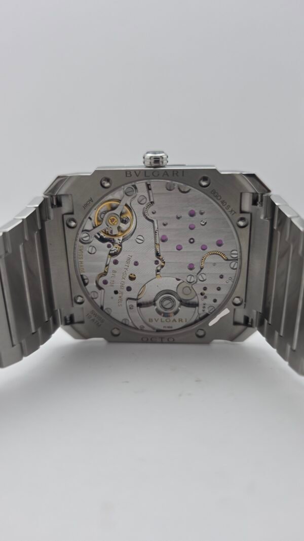 UNDER WARRANTY Bulgari Bvlgari Octo Finissimo 103297 40mm Steel Black Full Set MSRP 19K