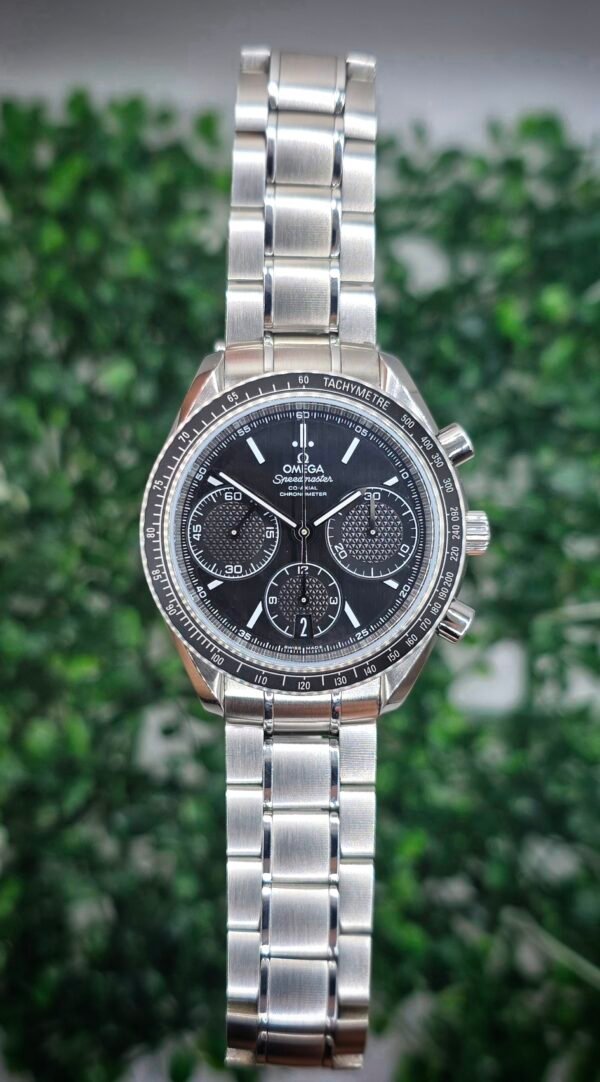 IN WARRANTY Omega Speedmaster Racing 326.30.40.50.01.001 40mm Steel Black Chronograph Full Set